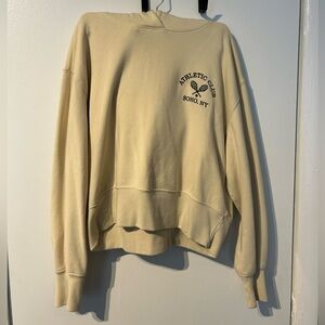 Tan Abercrombie Hoodie Size L